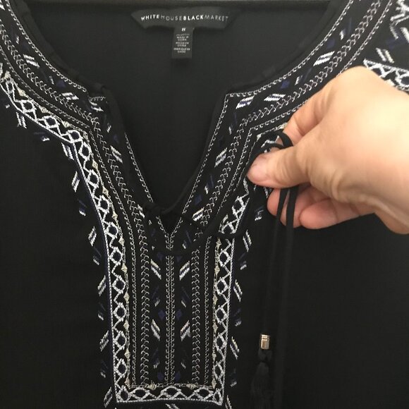 White House Black Market Tunic, Size 8, New - Picture 2 of 7